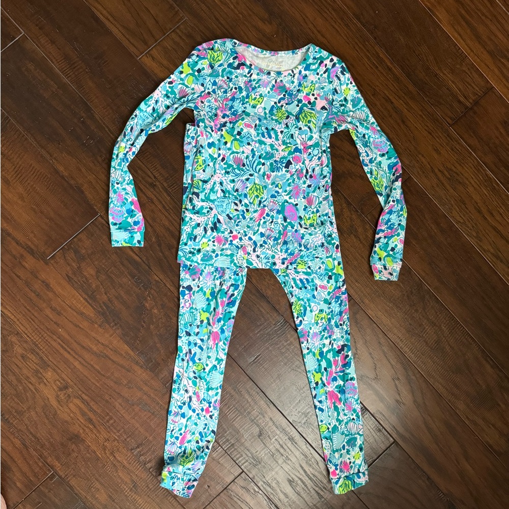 Lilly Pulitzer Kids Pajamas in “Dive Bar” Size 8